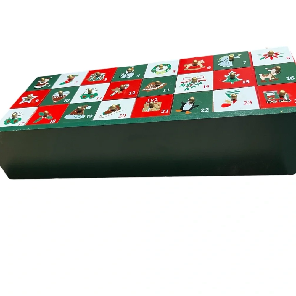 Battery Operated LED Christmas Tree Advent Calendar 13.5 Inch D4035 Kurt S Adler - Picture 12 of 12